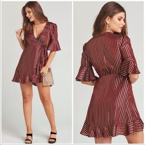 NWT Show Me Your Mumu Leslie Wrap Mini Dress